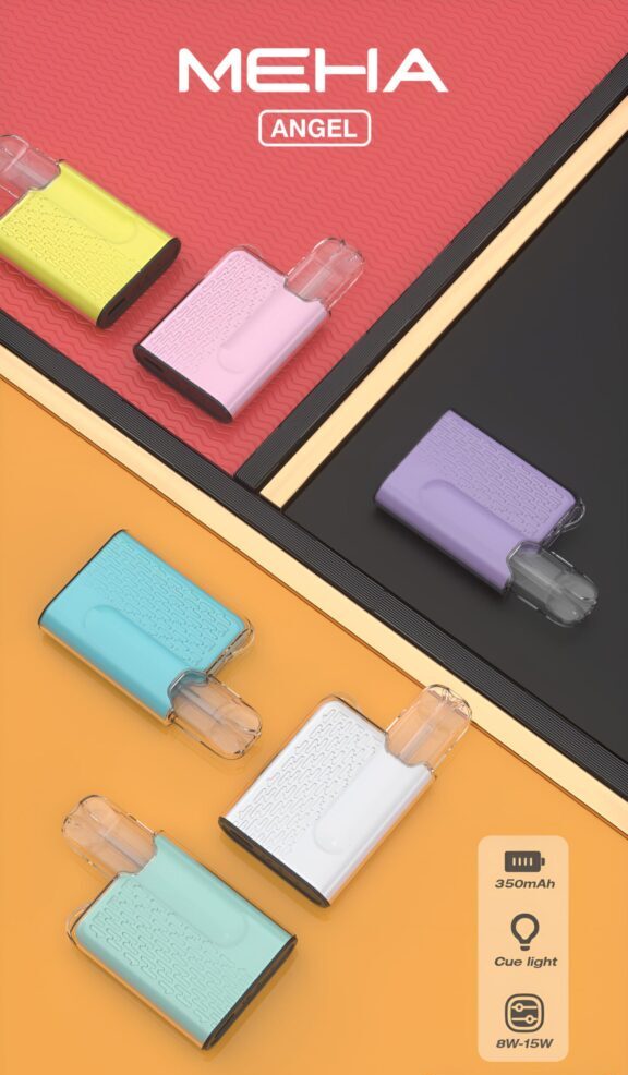 MEHA ANGEL 魅嗨迷你方形五代電子煙主機｜買五盒魅嗨五代煙彈送五代主機專機專用